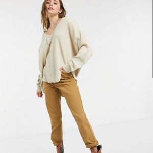 Free People Owen Cream Thermal Top